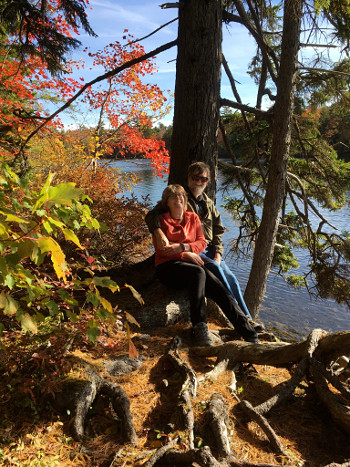 Ann and Dave by Lake Martha